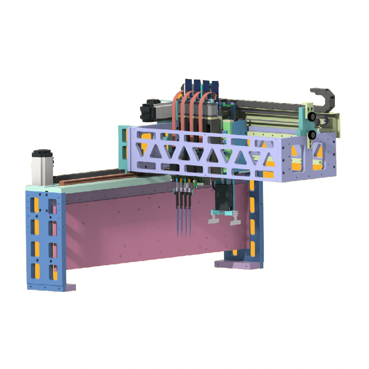 Multi-channel variable-pitch ADP pipetting module